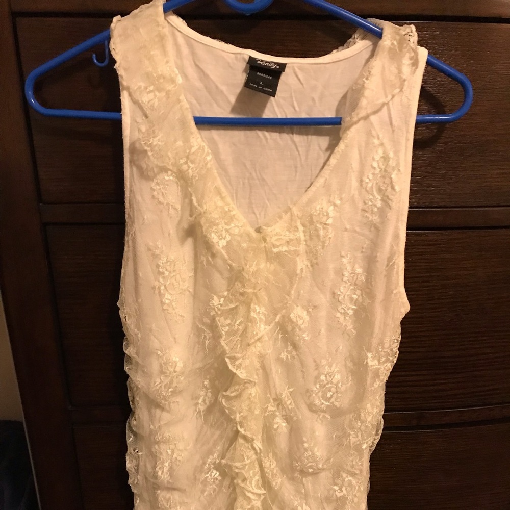 Lace tank top